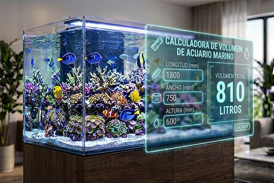 Calculadora de volumen acuario