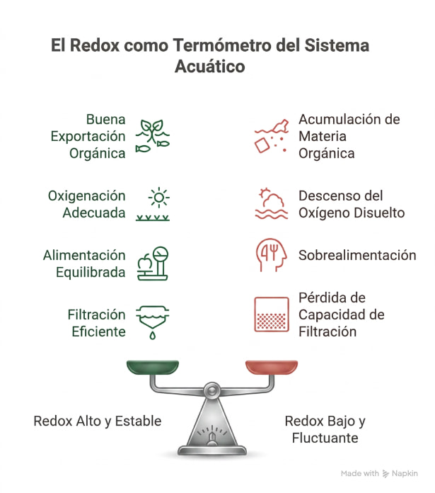 que indica redox