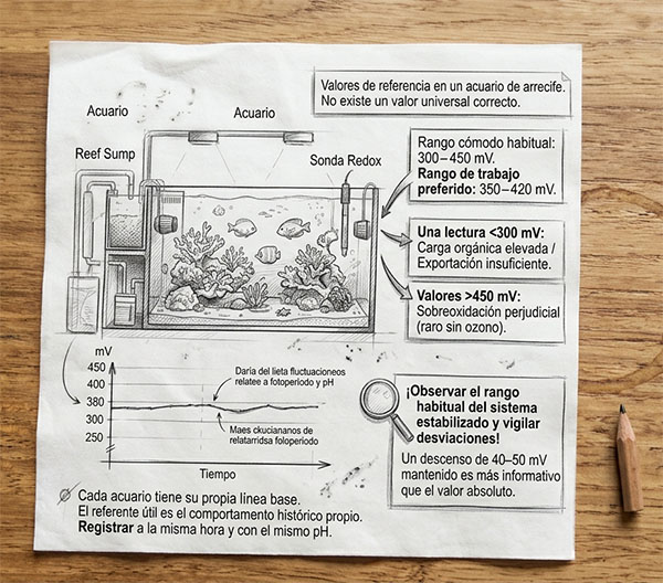 valores redox acuario